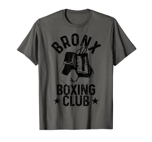 Boxeador de boxeo del Bronx NY New York Vintage Boxing Club Camiseta