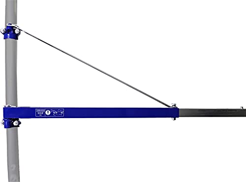 Brazo giratorio para cabrestantes de cable con 300 kg Capacidad de carga | brazo de la grúa soporte del brazo de carga para la polea