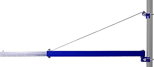 Brazo giratorio para cabrestantes de cable con 300 kg Capacidad de carga | brazo de la grúa soporte del brazo de carga para la polea