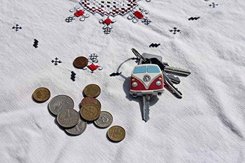 BRISA VW Collection - Fundas para llaves de metal esmaltado T1 Camper Bus para identificación de llaves (Juego de 3)