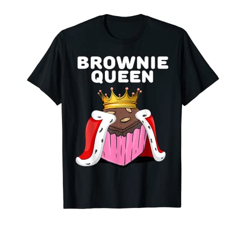 Brownie Queen | Camisa para mujer Brownie Lover | Lindo Brownie Camiseta