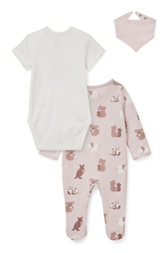 C&A Bebés niñas Set Set: 3 prendas, 1 precio blanco/rosa 56