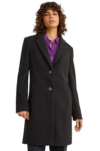 C&A Mujer Abrigo sastre negro 38