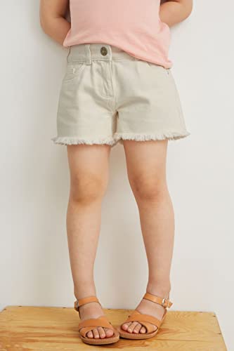 C&A Niños: niñas Shorts Blanco Roto 116