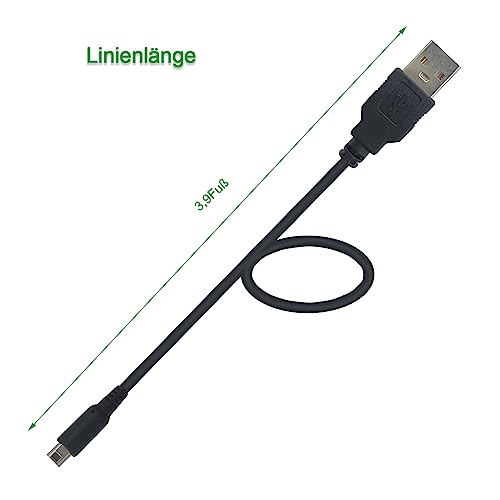 Cable de carga 3DS para Nintendo 2DS DSI, cargador USB, 3,9 pies, 2 unidades