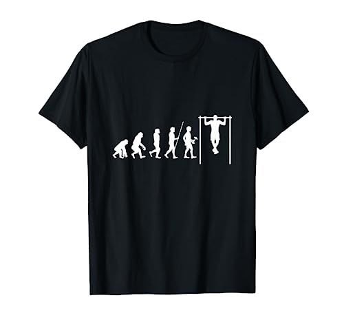 Calistenia Humano Evolución Gimnasio Entrenador Fitness Camiseta