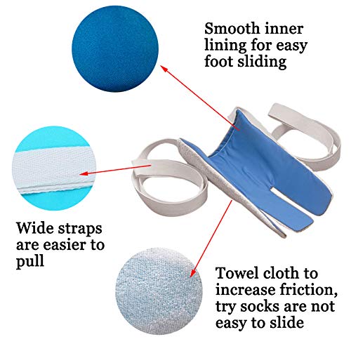 Calzador para calcetines y medias, para ayudar a personas mayores o discapacitadas a ponerse calcetines…