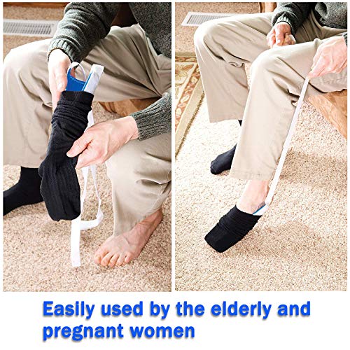 Calzador para calcetines y medias, para ayudar a personas mayores o discapacitadas a ponerse calcetines…