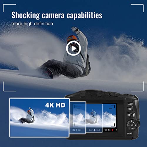 Cámara Digital NBD para fotografía, cámara de vlogging 4K/30FPS Ultra HD de 48MP, compacta con Lente Gran Angular y Macro, Tarjeta SD de 32GB, Zoom Digital 16x, Ideal para Principiantes