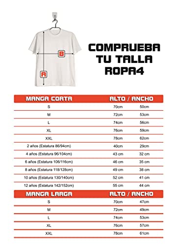 Camiseta de Manga Corta Goku Girona 23-34 (14- Camiseta Talla XL)(Negra Manga Corta)