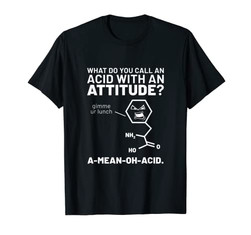 Camiseta divertida de la ciencia del suplemento de aminoácidos Camiseta