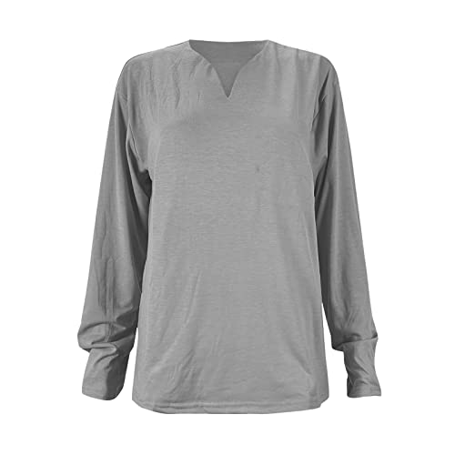Camiseta Hombre Profesional Transpirable Camiseta Deportiva de Manga Larga Unisex Adulto,Blue,Black,Grey,White (Grey, XXXL)