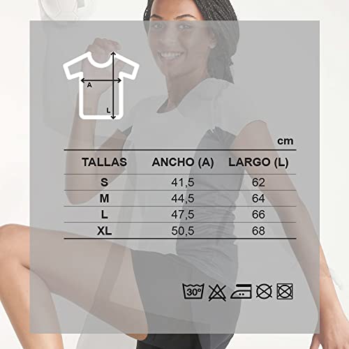 Camiseta Personalizada con Foto para Mujer | Camiseta técnica de Manga Corta Ideal para Deporte y Uso Diario | Regalos Personalizados con Foto | Diseño: Love - Talla: M