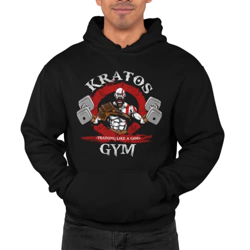 Camisetas La Colmena - Sudadera Capucha-Kratos Gym (DDjvigo)