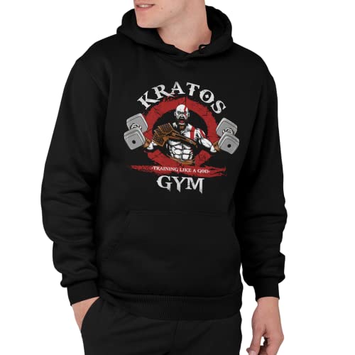 Camisetas La Colmena - Sudadera Capucha-Kratos Gym (DDjvigo)