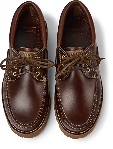 Camper Nautico-15233, Zapatos Hombre, Marrón (Medium Brown), 42 EU