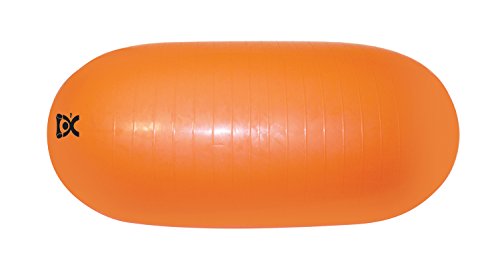 Cando Pelota Hinchable Recta, Naranja, 50 x 100 cm