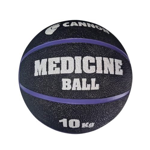 CANNON - Balón Medicinal, 6-10 KG, Crosstraining, Entrenamiento. Durabilidad Premium. Hogar y Gimnasio (6 KG)