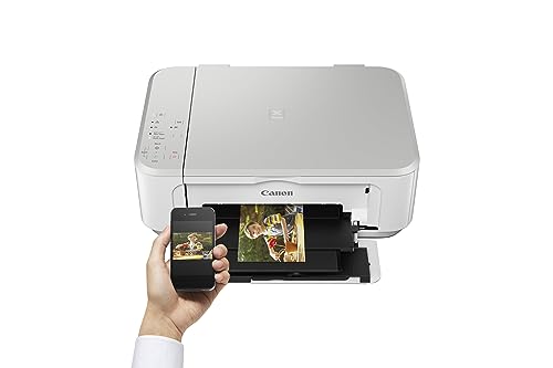 Canon Pixma MG3650S Impresora Multifunción 3 en 1, Sistema de Inyección de Tinta, Impresión, Escaneo y Copia, WiFi, Impresión a Doble Cara, Cartuchos Fine, Alimentación de Papel Frontal, Blanco