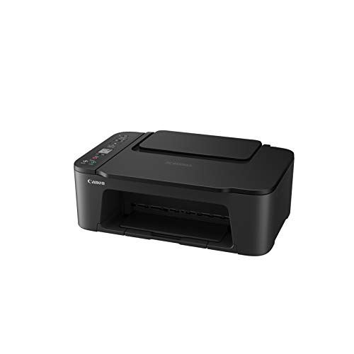 Canon Pixma TS3450 Impresora Multifunción 3 en 1, Sistema de Inyección de Tinta, Impresión, Escaneo y Copia, WiFi, Pantalla LCD, Cartuchos XL, Bandeja Posterior, Control Estado, Negro