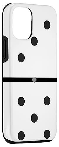 Carcasa para iPhone 15 Domino Dominoes Cuban Game Player Piece White Black