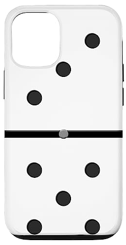 Carcasa para iPhone 15 Domino Dominoes Cuban Game Player Piece White Black