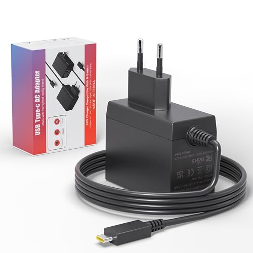 Cargador para Nintendo Switch,39W Adaptador de Corriente de Carga Rápida USB Tipo C Compatible con Modo TV/Switch Lite/NS Switch/Switch OLED 15V 2,6A (1.5m Cable)