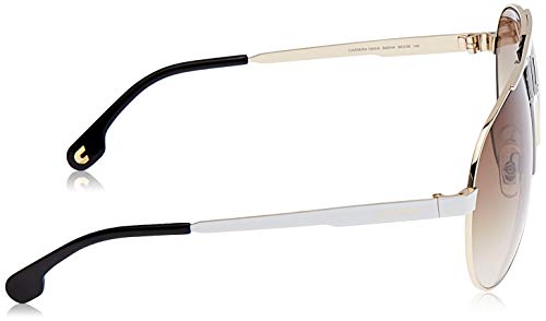 Carrera 1005/S HA B4E Gafas de Sol, Blanco (White Gold/BRWN SF), 66 Unisex Adulto