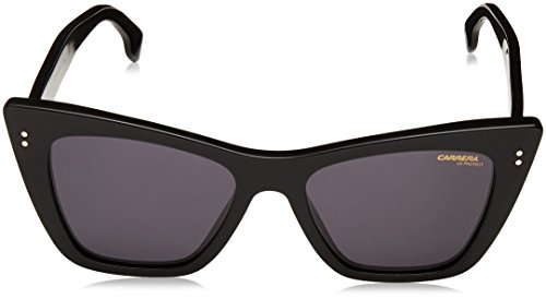 Carrera 1009/S IR 807 52 Gafas de Sol, Negro (Black/Grey Grey), Mujer