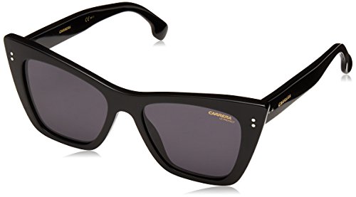 Carrera 1009/S IR 807 52 Gafas de Sol, Negro (Black/Grey Grey), Mujer