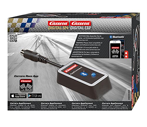 Carrera Carrera-20030369 Cars 20030369 Conexión de aplicación Digital, Color Negro, 12.98 x 3.99 x 17.48 cm