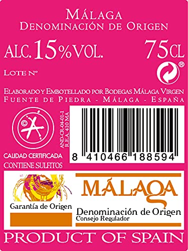 Cartojal 75 cl - Vino dulce natural D.O. "Málaga" - Moscatel - (Botella PET)