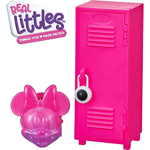 Cefa Toys - Real Littles Mini Taquilla Disney, Taquilla Pequeña de Disney con Mochila de Minnie, Candado y Pegatinas, Apta para Niñas a Partir de 6 Años
