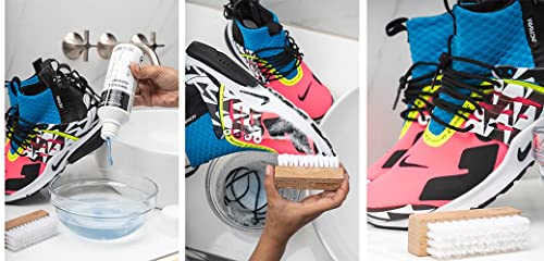 Cepillo Sneakers Madera de Haya Barnizada | Para Limpiar Zapatillas a la Perfección | Medidas: 120 x 117 x 76 mm