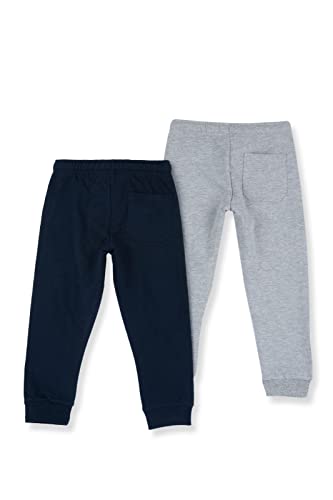 Chicco Pack pantalones de chandàl tejido sudadera invernal, Pantalones deportivos invernales Niños, Azul, 8 años (pack de 2)