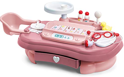 Chicos - Nursery Center de Enfermería Imitación. Juguete Completo con Set, 3 Espacios para cuidar a tu bebé con 13 Accesorios incluidos, A Partir de 3 años | Medidas: 57 x 29 x 79 cm (87458)