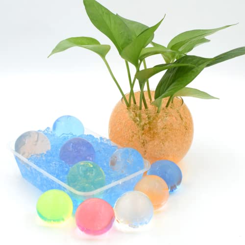 chimoo Perlas de Agua,150 Pcs Bolas de Gel No Tóxico y Ecológico, para Decoración de Jarrones para Flores y Plantas.