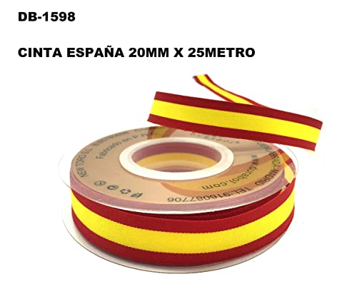 Cinta Bandera España 20mm x 25m