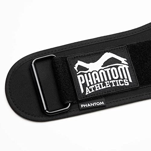 Cinturón de levantamiento de pesas de Phantom, con velcro, ancho para hombre y mujer, talla L