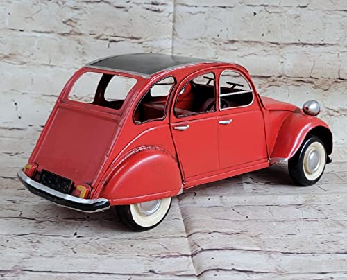 Citroen 2CV, rojo, modelo de coche, miniatura déjà montée, Welly 1:12 Venta de obras de arte