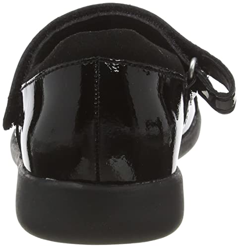 Clarks Etch Beam K, Zapatos Niñas, Negro (Black Patent), 28.5 EU