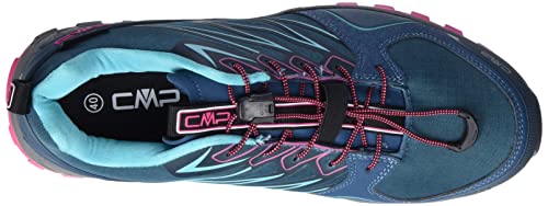 CMP Atik Wmn Wp Trail Running Shoes, Zapatillas de Correr, Mujer, Deep Lake Purple Fluo, 36 EU