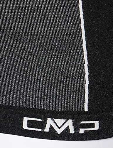 CMP Camiseta Mujer Sin Costuras, Negro, 42/44