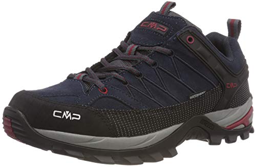CMP Rigel Low Trekking Shoes Wp, Zapatos Hombre, Gris (Asphalt Syrah), 45 EU