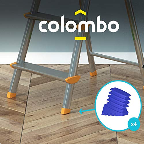 Colombo Kit pies Negros de Repuesto Escala 4 Unidades, Colores Variados, 4 piedini