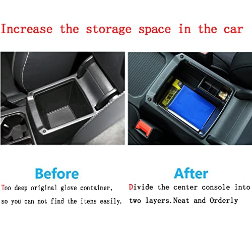 Consola Central Apoyabrazos Caja de Almacenamiento para Tiguan L/MK2 2016-2023 / Seat Tarraco 2019-2023+/Tiguan 2 Allspace Facelift Model 2022 2023+