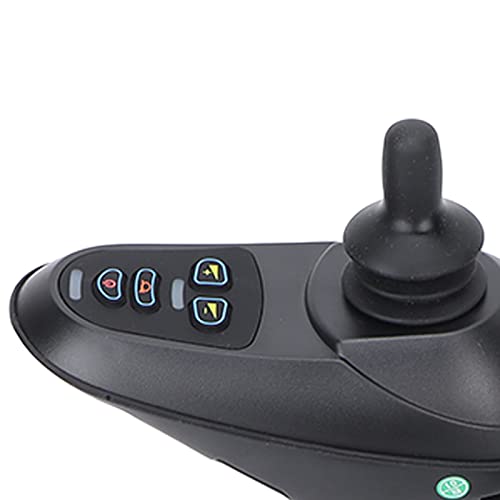 Controlador de Joystick para Silla de Ruedas Eléctrica, Controlador de Joystick 4P Cepillado de Repuesto con Freno Control de Joystick de Interferencia Antielectromagnética a Prueba de Agua para