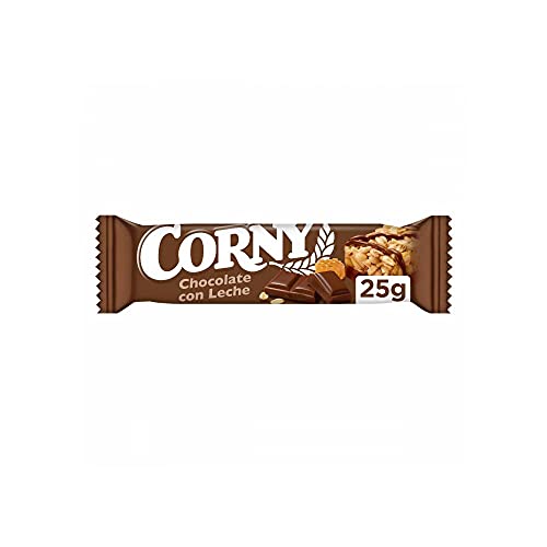 Corny - Barritas de Cereales con Chocolate con Leche. 10 estuches con 6 barritas 10x(6x25g)
