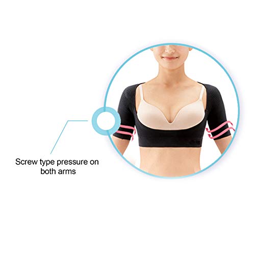 Corrector de postura para adelgazar el brazo, modelador más delgado, ropa interior de elevación correctiva, soporte para la espalda, fajas para mujeres(L)