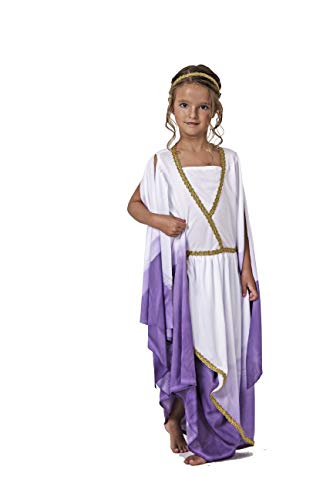 Costumizate! Disfraz de Romana Talla 10-12 Especial para niños Fiestas de Disfraces o Carnaval